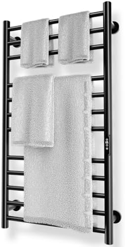 Poloma Towel Warmer Rack for Bathrooms, Heated Towel Rack Wall Mo...
