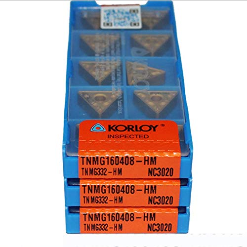 Carus Tool KORLOY TNMG160408-HM NC3020 Carbide Inserts CNC Tool 10Pcs/Box