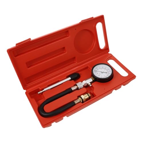 OUNONA Compression Tester Kit Car Repair Pressure Test Tool Set 1 Set Compression Tester Kit Petrol Cylinder Pressure Gauge Automotive Tool for Motorcycle Car Truck