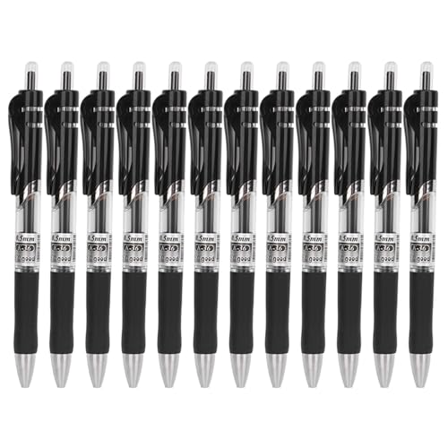 12 bolígrafos gel retráctiles 0.5mm KooingTech