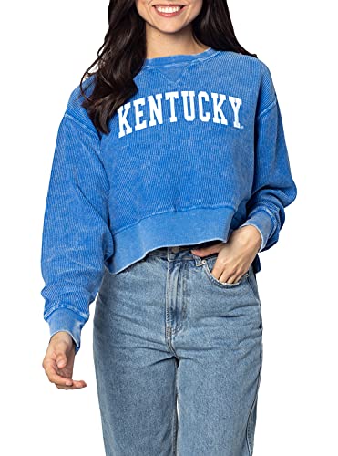 Image of chicka-d NCAA womens Corded Boxy Pullover