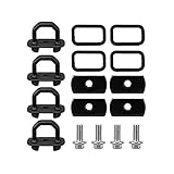 Größe: 12 * 9 * 9 cm WANGYOU Fit für Chevy Anchor Truck Bett 4 stücke Set Krawatte Downs Anker passt für 07-18 GMC Sierra Cargo, Fit für 15-18 Chevy Colorado Lasting