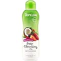 TropiClean Shampoo for Pets - Deep Cleansing - Cleanses, Moisturizes, Conditions Skin and Coat, For Dogs and Cats, Free from Parabens, Dye, Soap, Berry and Coconut, 592 ml