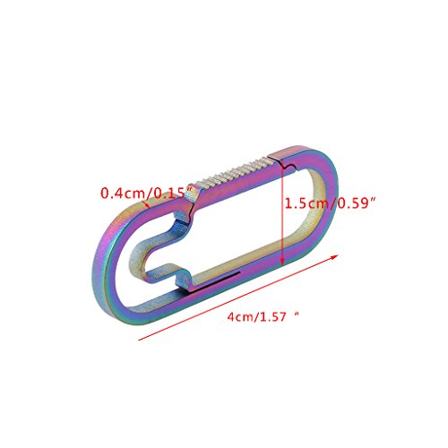 RuiruiNIE edc Moschettone da Campeggio Esterno in