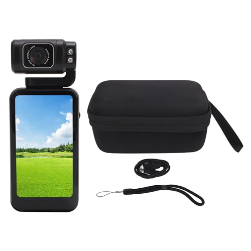 shenruifa Videocámara 5K, Videocámara HD de 48MP, Cámara de Vlogging Nocturna IR, Zoom Digital 10X, Pantalla Táctil de 3,5 Pulgadas, Pantalla Abatible de 180 Grados
