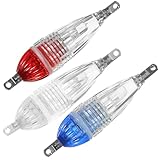 FOMIYES Led Angellampe Unterwasser Fischfinderlampe Mit Rotem Blauem Und Mehrfarbigem Licht Für Nachtangeln Und Süß Salzwasser
