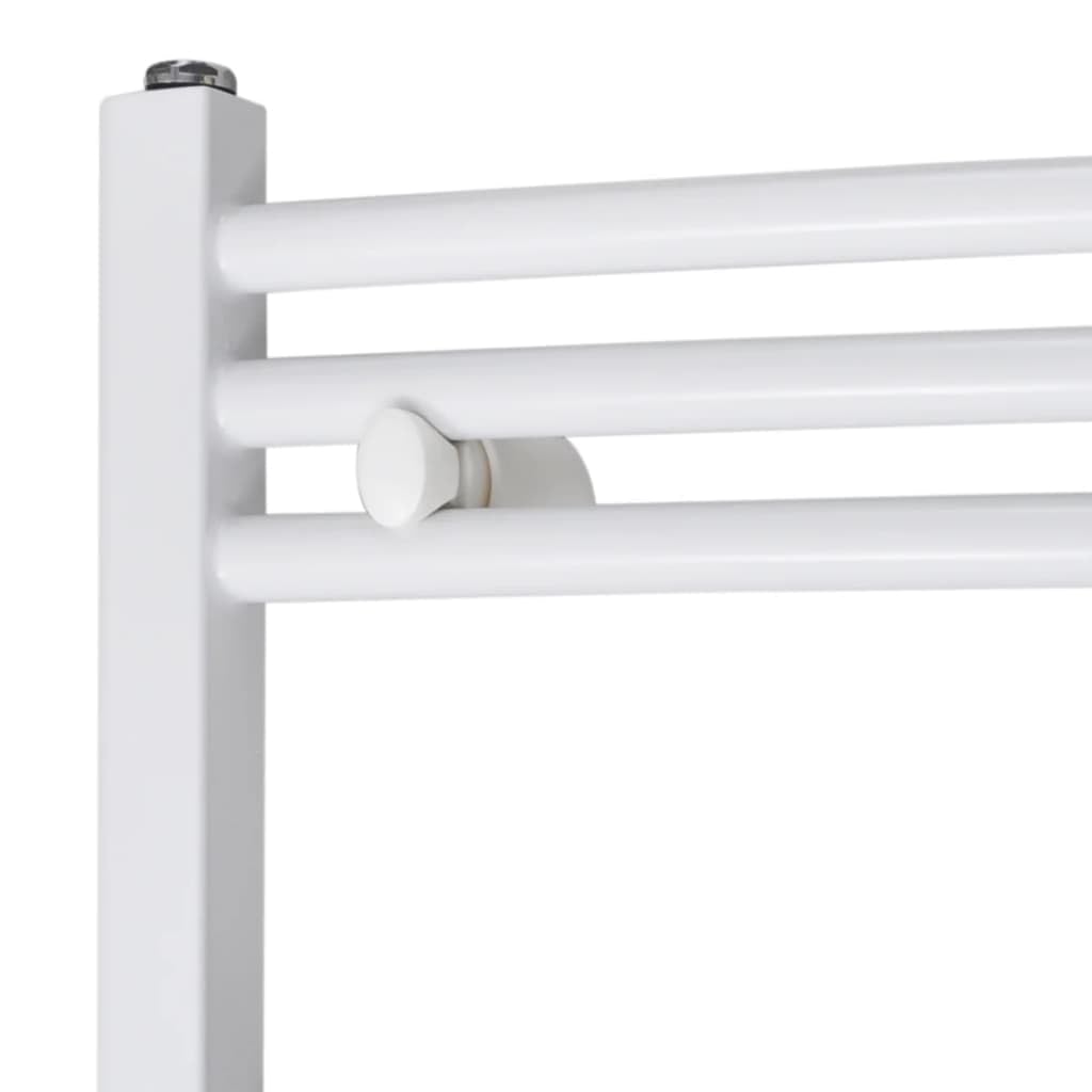 vidaXL Radiador toallero de baño con rieles curvados 600 x 1160 mm