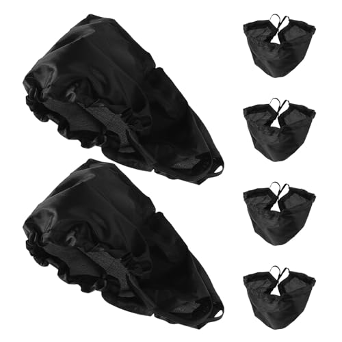 MERRYHAPY 6個男性用胡須防護罩 オイル防止 清潔保持 ソフトな髭ケアキャップ 食品サービス向け 飲食店 レストラン ケータリング対応