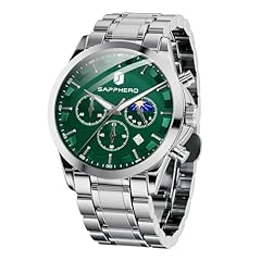 Sliver steel and sliver case /green face