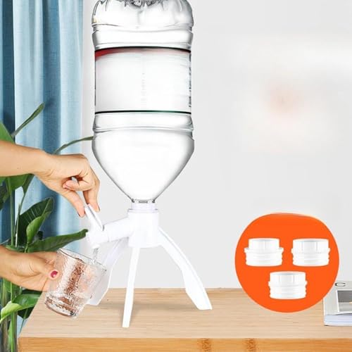 Image of Water Jug Stand with Spigot Water Bottle Dispenser Rack for Home Office Dorm|Hot /Cold Water Dispensers|Home & Garden