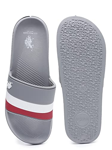 Image of U.S. POLO ASSN. Men's Slip On Slide Conex 4.0, Grey