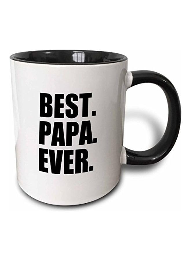 RYNBest Papa Ever Mug Multicolour 11 Ozounce - RYNmg15460