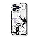 ジョジョの奇妙な冒険 スマホケース IPhone 16 pro 携帯カバー TPU 透明 IPhone 15 14 13 12 11 SE 用 漫画 萌え 人気 軽量 薄型 JOJO アニメキャラクター カバー アイフォン多機種対応(A01,IPhone 16 pro)