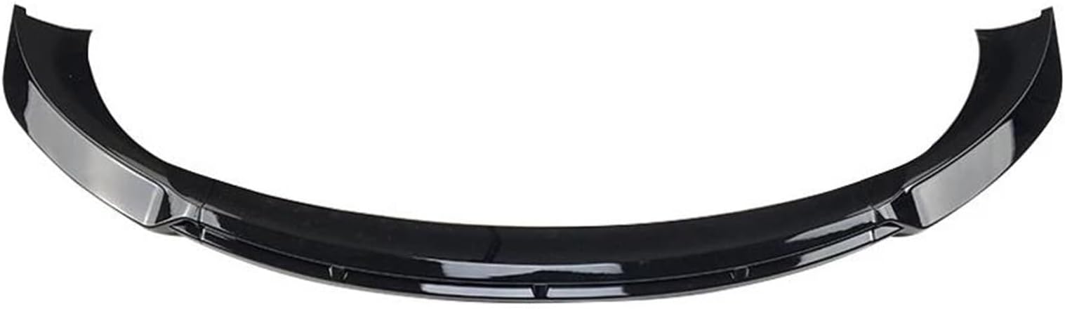 Front Spoiler 3x For Tesla For Model 3 For Maxton Style 2017 To Up Front Bumper Lip Cover Splitter Canards Gloss Black Body Kit Front Bumper Spoiler(Gloss Black)