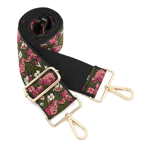 Image of Purse Strap Replacement Wide Adjustable Crossbody Shoulder Strap Guitar Straps for Handbags