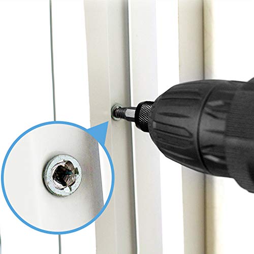 Screw Extractor Tool, XOOL Screw Extractor Kit 22 Pieces, with Magnetic Extension Drill Holder Adapter, Used for Disconnecting Screws and Bolts