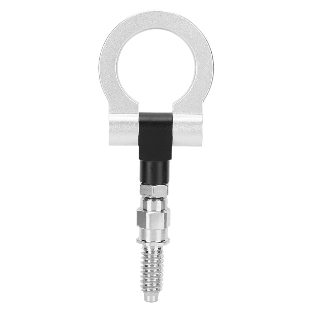 Gancho de Remolque para Remolque Compatible con Coches Europeos Serie 3 E39 E92 E91 E90 E46 E36(Silver)