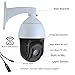 SUNBA 25X Optical Zoom 5MP IP PoE+ Outdoor PTZ Camera Outdoor, Built-in Mic High Speed Security PTZ Dome, 2.4G WiFi Camera, Long Range Infrared Night Vision up to 1000ft (601-D25X-5MP-WiFi)