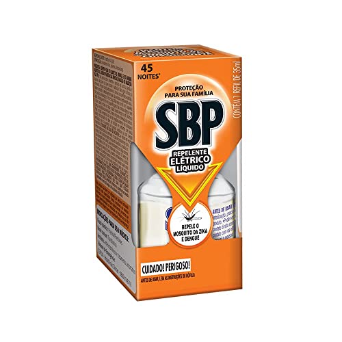 SBP Repelente Elétrico Líquido 45 noites Refil 1 unidade 35ml