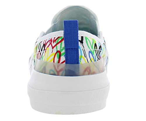Skechers Skechers Women's Street New Moon - Heartfelt Steps Sneaker, White/Multi, 8
