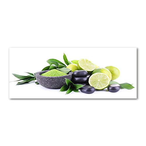 Dosseret en verre anti-tache cuisine impeccable fond de hotte 125x50cm vert