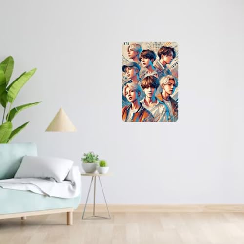 Image of Zesta Bathroom Decor Items Washroom Decor Tin Sign | Aesthetic Posters Wall Poster for Bedroom | Magnetic Cafe Decoration Items /Restaurant Decorations Items | Quirky Home Decor Bar Accent (BTS (2))