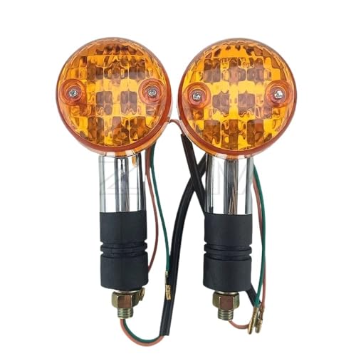 Feux stop clignotant moto 12V ambre universel haute visibilité