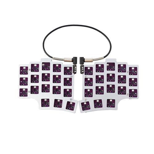YMDK Split 36 Keys Ergonomics 40% Layout Hot swappable Mechanical Keyboard RGB QMK Vial All Key programmable Mini Independent Gaming Keyboard Kit YMDK Split 36 Keys Ergonomics 40% Layout Hot swappable Mechanical Keyboard RGB QMK Vial All Key programmable Mini Independent Gaming Keyboard Kit