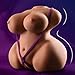 BBW Sex Doll Male Sex Toys with Big Ass and Boobs,11.5 LB Torso Love Doll, 3 in 1 Pocket Pussy Adult Sex Toys for Men Masturbation 3D Realistic Textured Vagina Anal Male Stroker Fat Sex Dolls for Men
