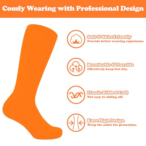 Image of Sarfel Toddler Soccer Socks Kids Soccer Socks Youth Soccer Socks Kids Baseball Socks Girls Softball Socks Boys Football Socks