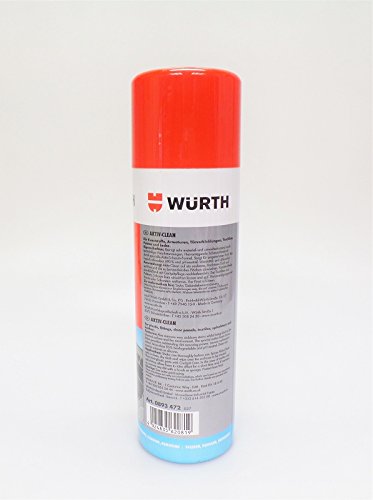 5 x Würth Fahrzeugreiniger Aktiv-Clean (4024835620819) 500ml Innenraumreiniger