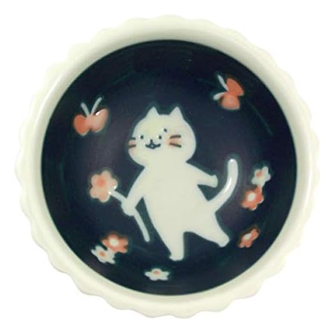 Needzo Cat Decorative Bowl with Cherry Blossoms Cover
