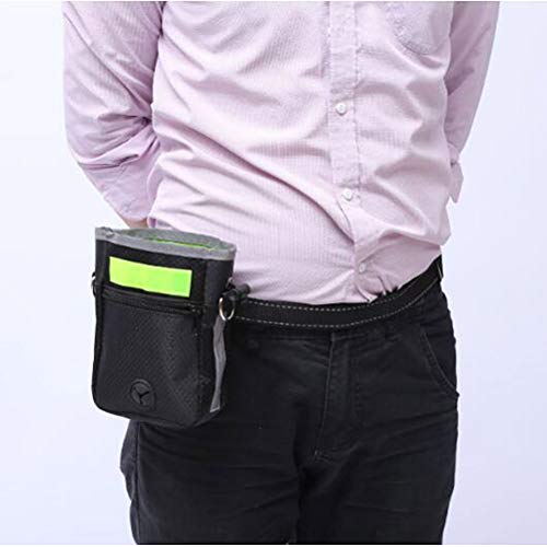 Lioobo Bolsa de tecido Oxford portátil para treinamento de animais de estimação com bolsos de recomp