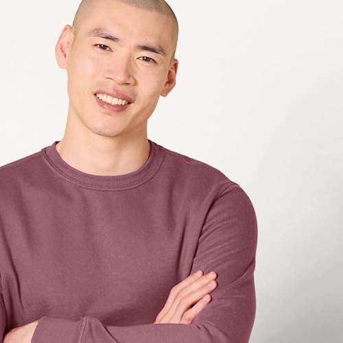 Image of Amazon Essentials Men's Crewneck Fleece Sweatshirt with Ribbing (Available in Big & Tall)