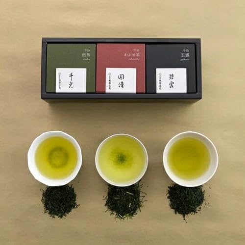 [祇園辻利]宇治茶3種詰合せ(玉露・かぶせ茶・煎茶)
