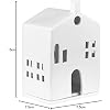 Räder Light House Casetta Luminosa In Porcellana - Heimat Ist Ein Gefühl - Decorazione Da Tavolo 9,5x16,5 Cm, Luce Calda