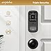 WiFi Smart Door Lock, 5-in-1 Fingerprint Keyless Entry Door Lock, Two-Way Audio, Dual Motion Sensors, App Remote Control, Keypad Code, IP65 Waterproof