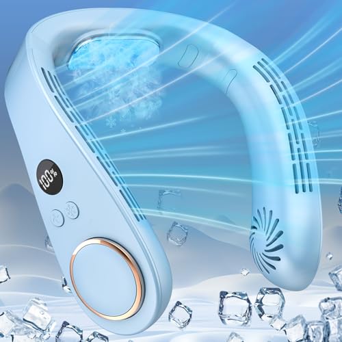 Personal Cooling Device,Portable Neck Fan,Bladless Easy Breezy Hands Free Neck