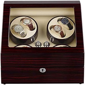 FENOKD Mechanical Watch Shaker Watch Winder 8 Watch Storage Case Display Box Automatic Winding Box Quiet Motor 5 Rotation Modes with Lock Piano Paint