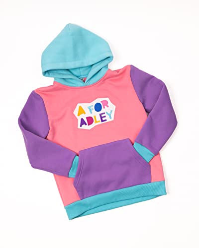 A FOR ADLEY Merch Super Soft Matching Color Block Fleece Set With Embroidered ADLEY Logo on Top and Bottom2