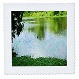 Square dimensions (in inches): 6 L x 6 W, image dimensions (in inches): 4 L x 4 W 100% poloyester; image is soft to touch. Made in USA Edges have pinking shear cut Image will not fade with washing. Image not a transfer, part of material