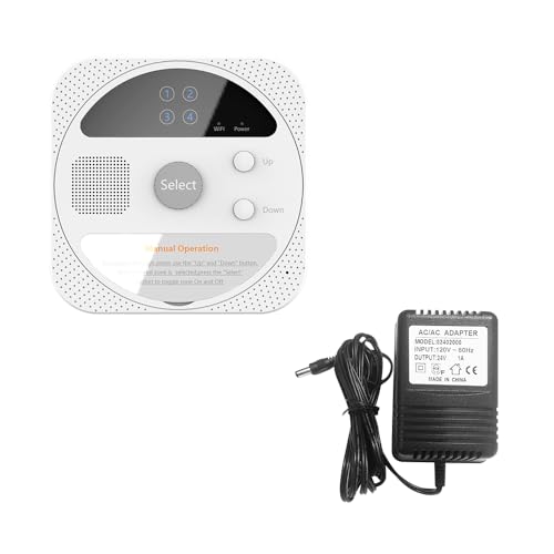 aixi-SHS Controllore per Irrigatore giardino WiFi Interni timer irrigazione automatica tuya, compatibile con Alexa (4 zone con adattatore AC24V)