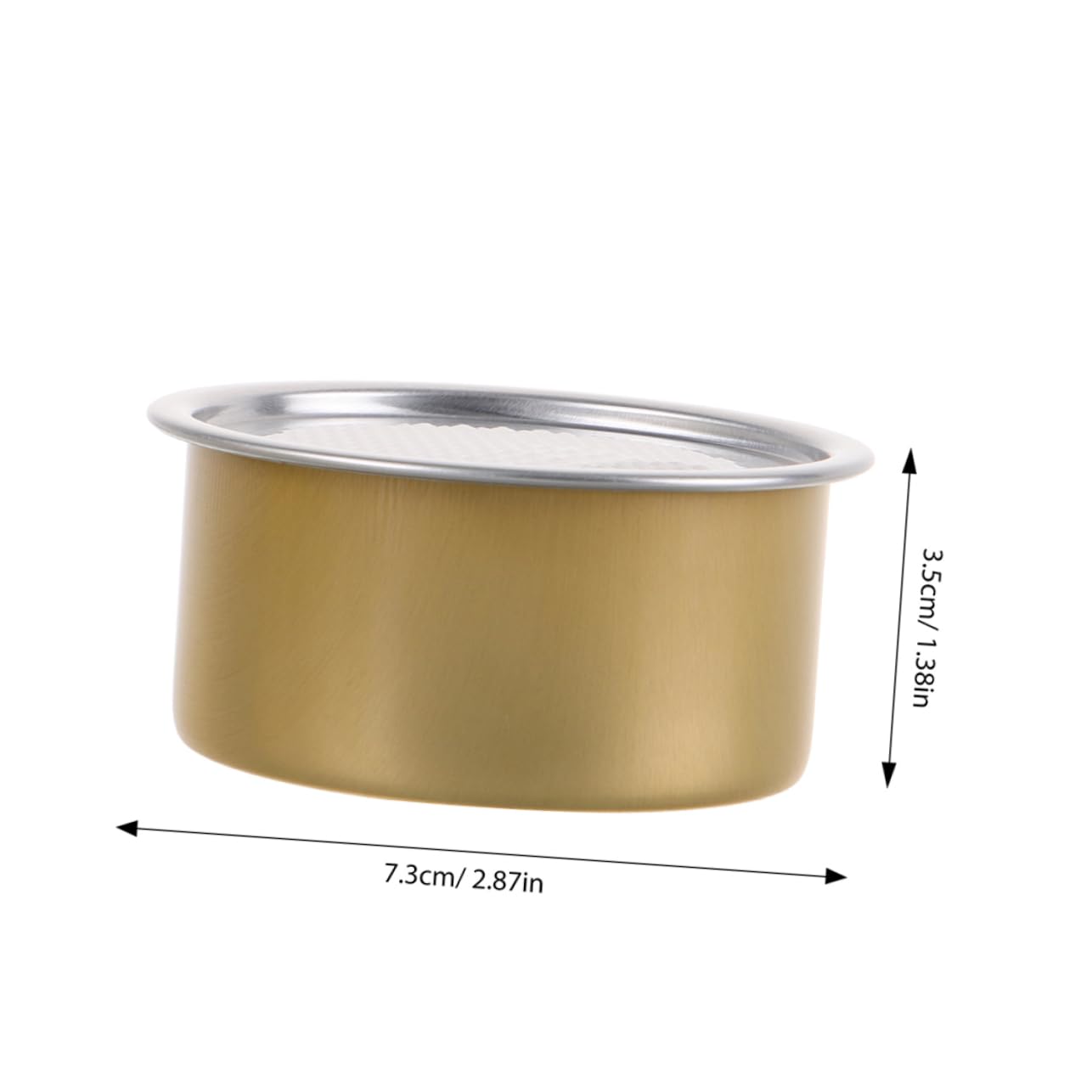 Garneck 100ml Small Round Food Storage Containers with Lids Metal Tins for Cat Dog Treats Airtight Dog Food Storage Portable for Travel