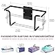 XILIMEN Handschuhhalter aus Metall Wandhalterung, Einweg-Handschuhspender, Lab Glove Dispensers Handschuhe Halter, Schwarzer Handschuhhalter für Handschuhbox Tissue Box, Handschuhbox Organizer