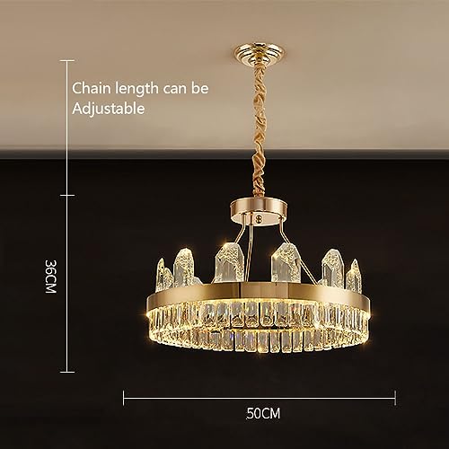 Lampe en cristal simple salon pour illuminer grand espace - 2