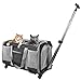 猫 2 匹 キャリー ペットキャリー キャスター付き 小型 中型犬 キャリー カート ペットトロリーバッグ ペットキャリーケース 折り畳み までサポート 大容量 通気性 旅行/通院/交通機関/災害避難用