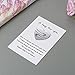MIXJOY a Tinny Little Pocket Hug Token with Poem Card for Isolation Gift, Miss You, Thinking of You, Social Distance Gift for Family and Friends