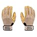 PETZL CORDEX Gloves - Lightweight, Breathable Leather Belay Gloves for Climbing and Rappelling - Tan - L