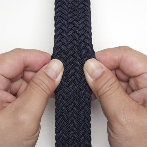 Image of Fabio Valenti Canvas Elastic Fabric Woven Stretch Braided Belts for Men Women Junior with Multicolored /Full Sizes