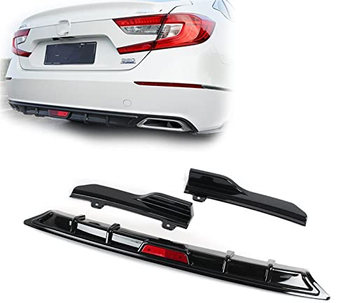 Diffuseur Arrière Accord 10th 2018 : Kit Carrosserie Spoiler Noir Brillant
